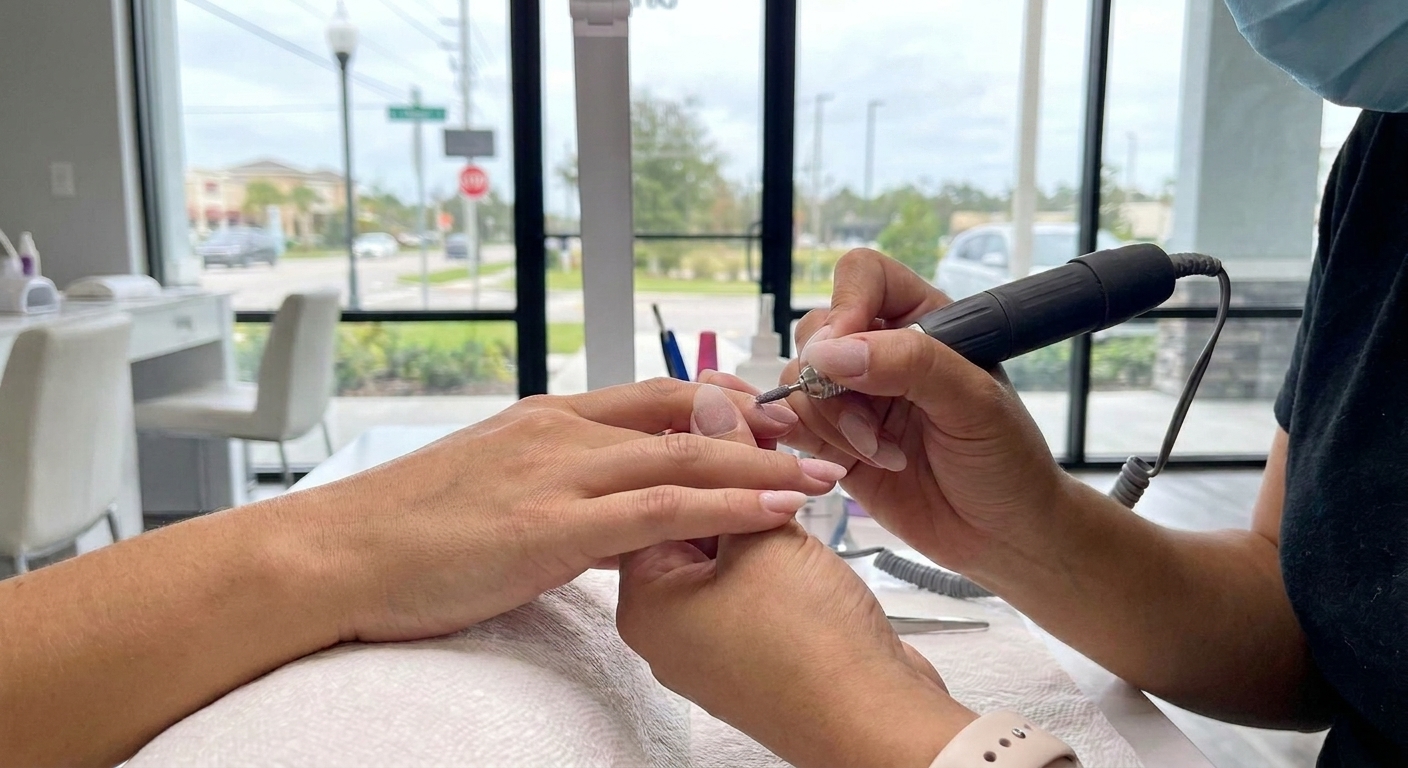 Russian manicure maintenance schedule in Lake Nona
